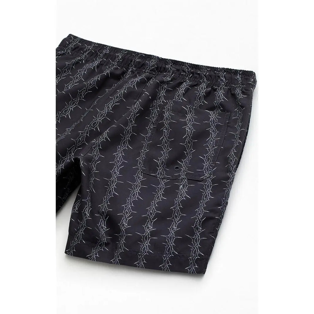 Pacsun Men'S Vertical Thorn 6.5" Swim Trunks