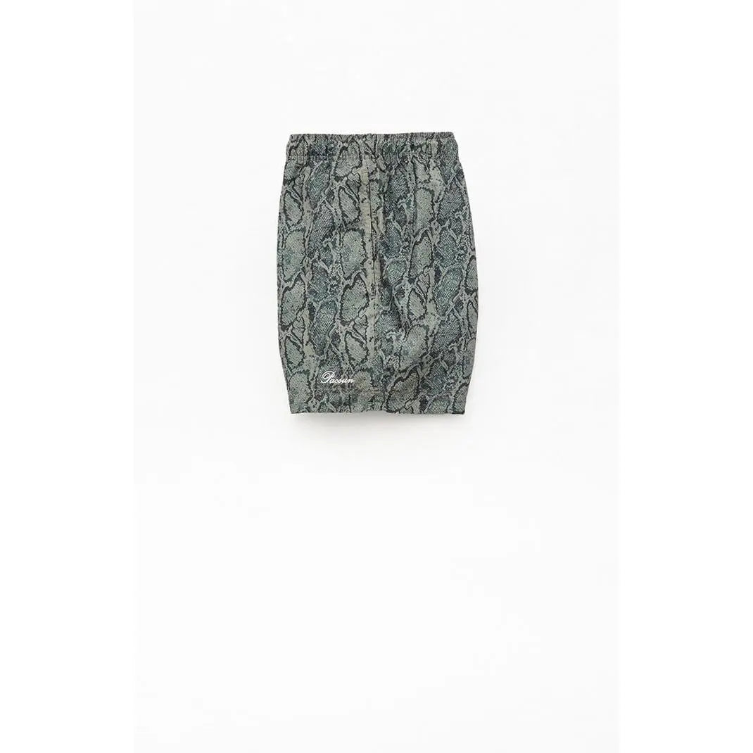Pacsun Men'S Snake 4.5" Swim Trunks